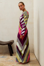 Load image into Gallery viewer, Montie Sleeved Maxi Dress - Lettie Multi

