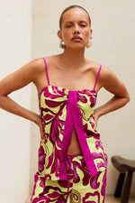 Load image into Gallery viewer, Catriona Split Front Top - Georgia Pink
