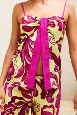 Load image into Gallery viewer, Catriona Split Front Top - Georgia Pink
