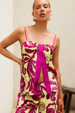 Load image into Gallery viewer, Catriona Split Front Top - Georgia Pink
