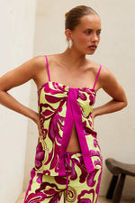 Load image into Gallery viewer, Catriona Split Front Top - Georgia Pink
