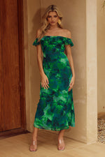 Load image into Gallery viewer, Layana Midi Dress - Calista Green
