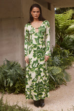 Load image into Gallery viewer, Mirage Maxi Dress - Luela Print
