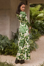 Load image into Gallery viewer, Mirage Maxi Dress - Luela Print
