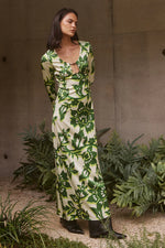 Load image into Gallery viewer, Mirage Maxi Dress - Luela Print
