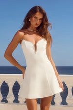Load image into Gallery viewer, Sephora Mini Dress - Ivory
