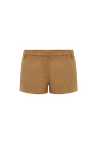 Zaela Mini Shorts - Tan