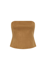 Load image into Gallery viewer, Zaela Strapless Bustier - Tan
