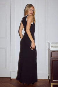 Angelo Tank Maxi Dress - Black/White
