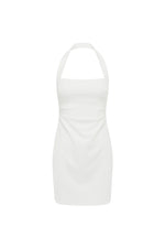 Load image into Gallery viewer, Franca Halter Mini Dress - White
