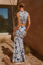 Load image into Gallery viewer, Lani Kelani Skirt - Navy Floral
