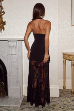 Load image into Gallery viewer, Sable Halter Tailored Top - Black
