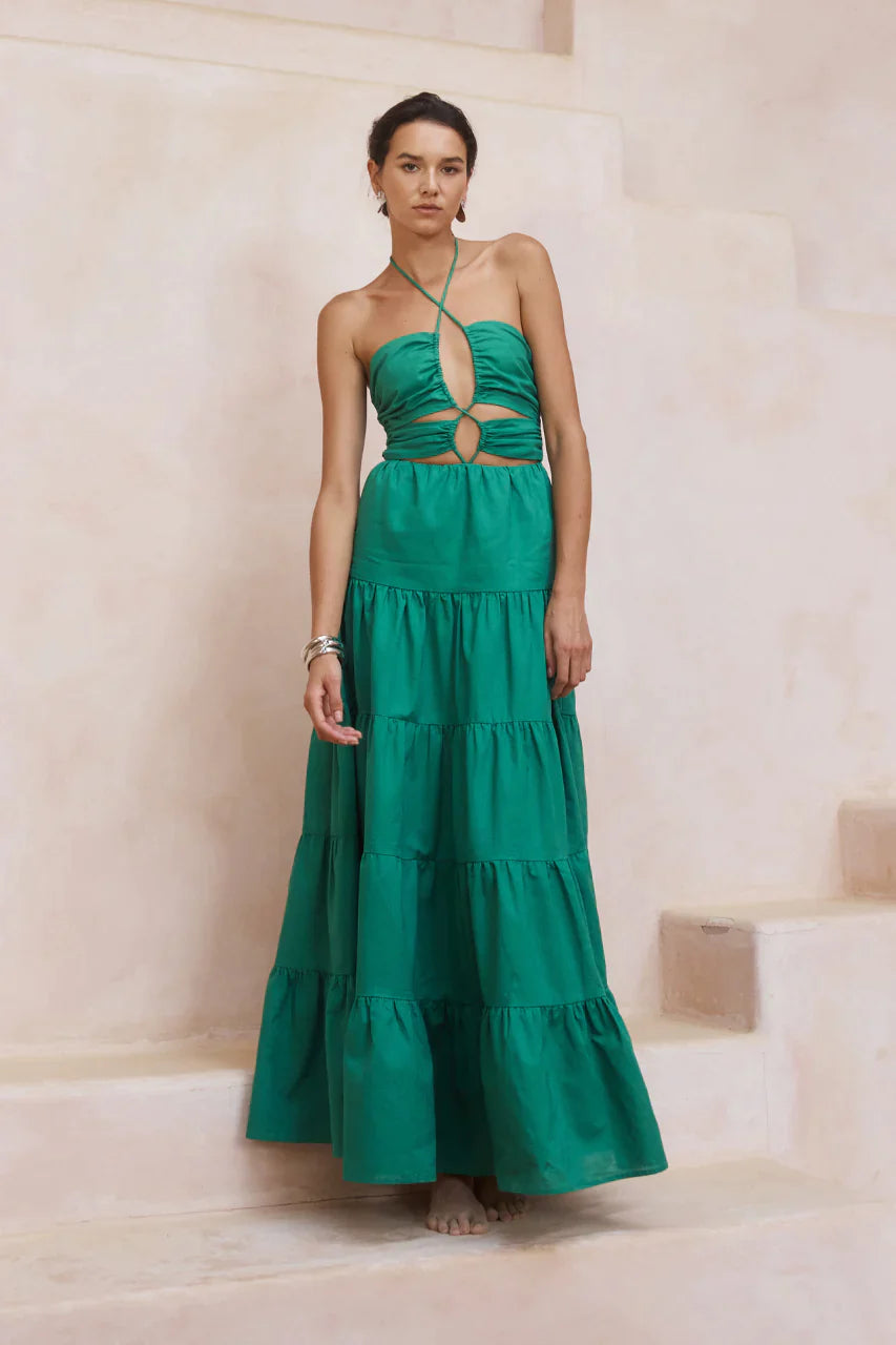 Alysia Maxi Dress - Emerald