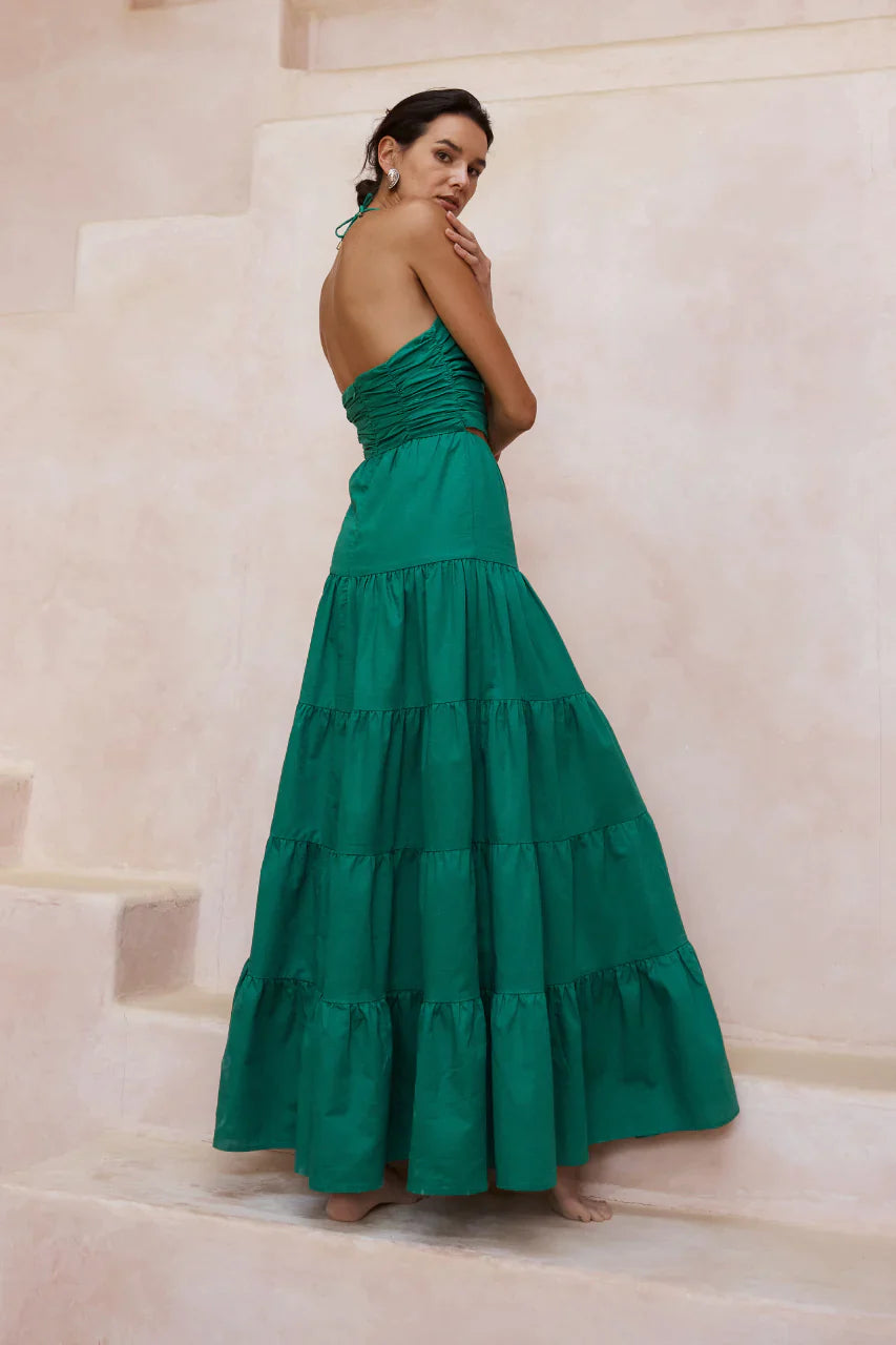 Alysia Maxi Dress - Emerald