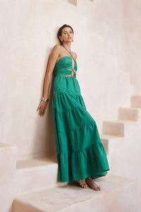 Alysia Maxi Dress - Emerald