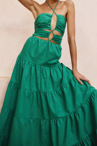 Alysia Maxi Dress - Emerald