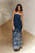 Load image into Gallery viewer, Belazo Maxi Dress - Navy Sand
