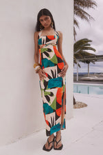 Load image into Gallery viewer, Regio Midi Dress - Regio Print
