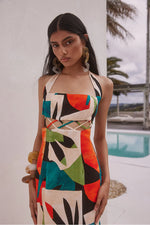 Load image into Gallery viewer, Regio Midi Dress - Regio Print
