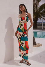 Load image into Gallery viewer, Regio Midi Dress - Regio Print
