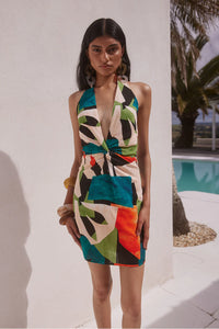 Regio Mini Dress - Regio Print