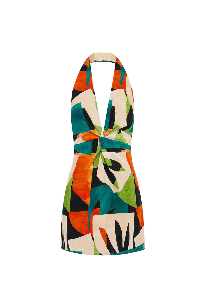 Regio Mini Dress - Regio Print