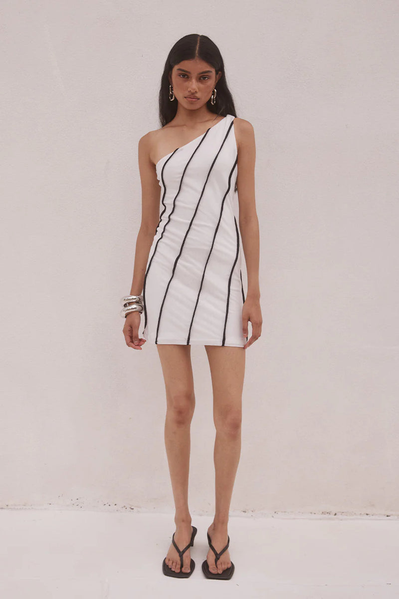 Althia Mini Dress - White – The Society