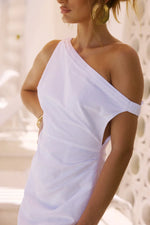 Load image into Gallery viewer, Vivaro Mini Dress - White

