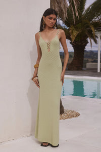 Adison Maxi Dress - Lime