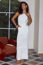 Load image into Gallery viewer, Wrenley Knit Maxi Skirt - Off White
