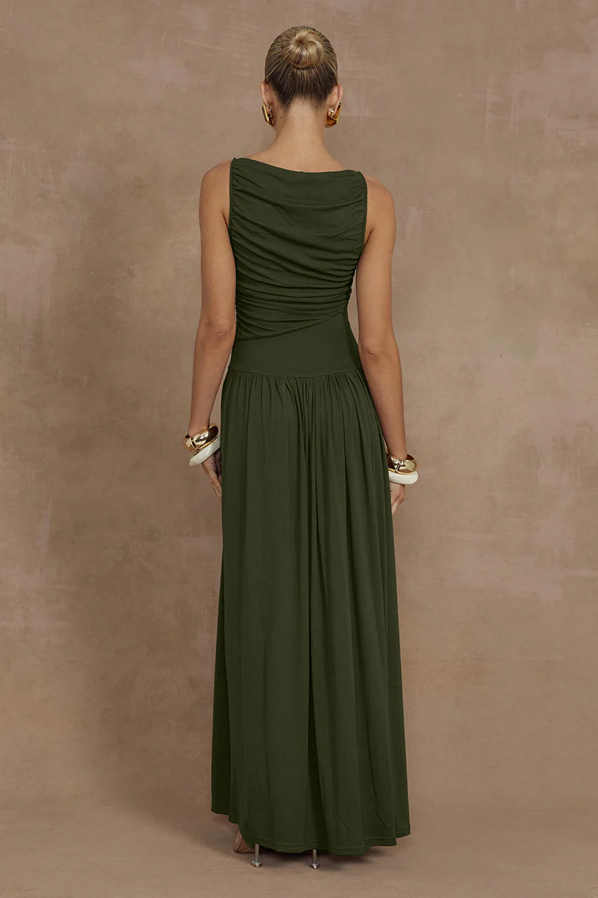 Nalla Maxi Dress - Olive