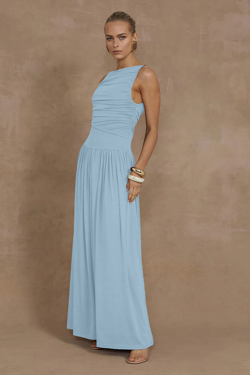 Nalla Maxi Dress - Ice Blue