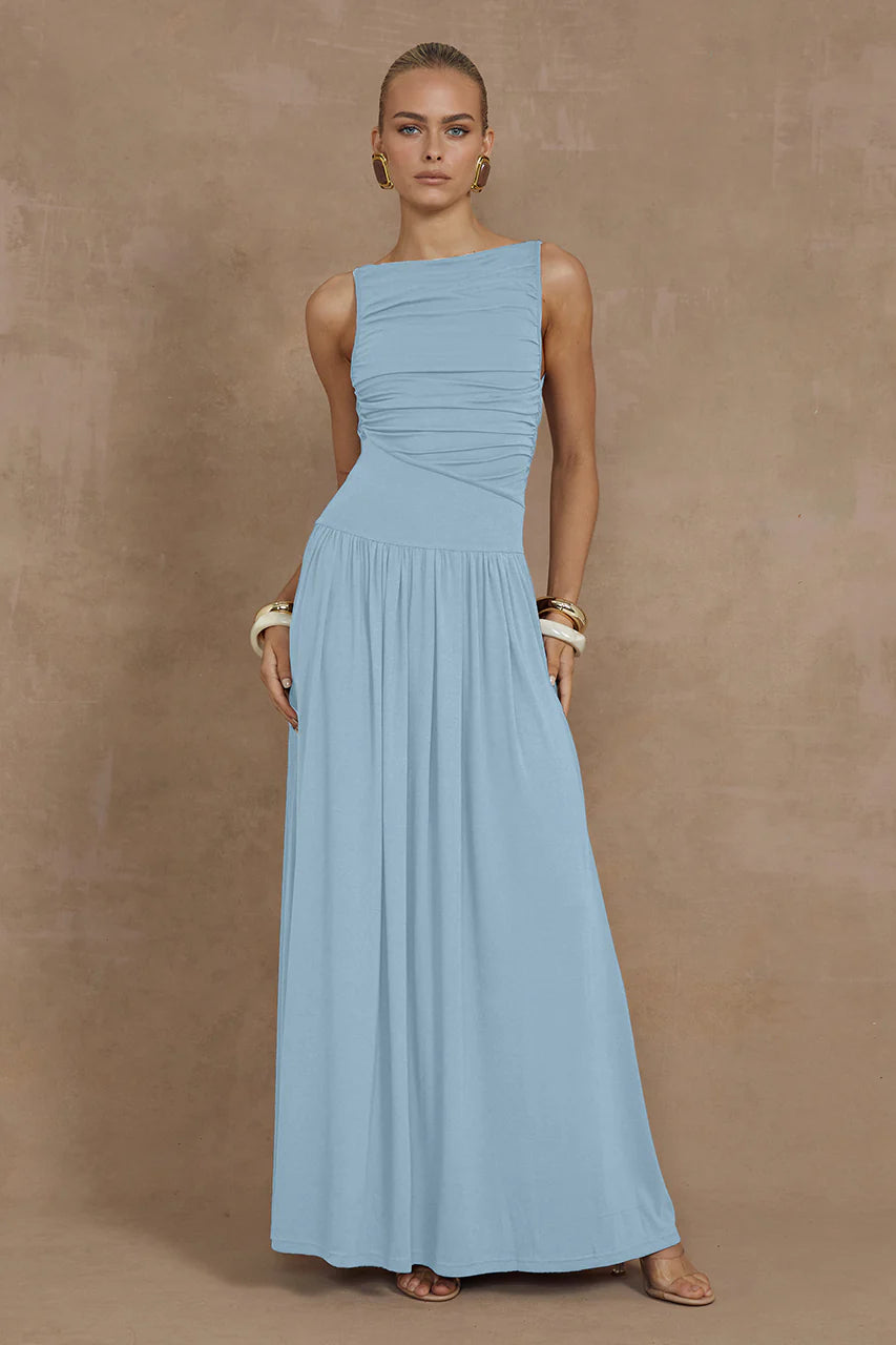 Nalla Maxi Dress - Ice Blue