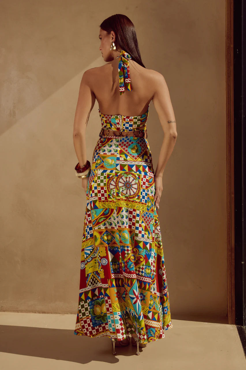 Venus Maxi Dress - Phaedra Print