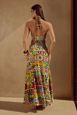 Load image into Gallery viewer, Venus Maxi Dress - Phaedra Print
