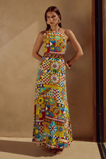 Load image into Gallery viewer, Venus Maxi Dress - Phaedra Print
