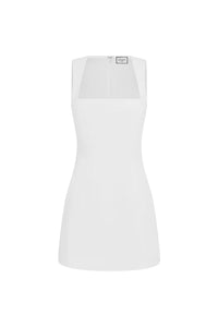 Kody Square Neck Mini Dress - White