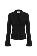 Load image into Gallery viewer, Tashi Blazer Top - Black
