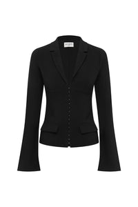 Tashi Blazer Top - Black