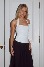 Load image into Gallery viewer, Zima Flowy A-Line Midi Skirt - Black
