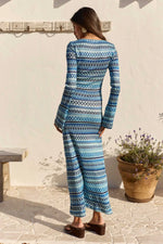 Load image into Gallery viewer, Astra Long Sleeve Maxi Dress - Rommi Blue
