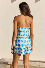 Load image into Gallery viewer, Amoree Elasticated Short  - Virelli Blue Multi
