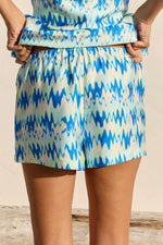 Load image into Gallery viewer, Amoree Elasticated Short  - Virelli Blue Multi
