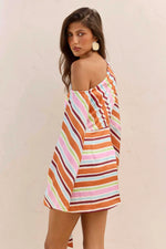 Load image into Gallery viewer, Tullah One Shoulder Mini Dress - Tullah Orange
