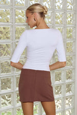 Load image into Gallery viewer, Matiah V-Neck Top - White
