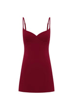 Load image into Gallery viewer, Karla Sweetheart Mini Dress - Cherry
