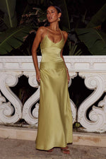 Load image into Gallery viewer, Elizo Halter Maxi Dress - Pear
