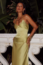 Load image into Gallery viewer, Elizo Halter Maxi Dress - Pear
