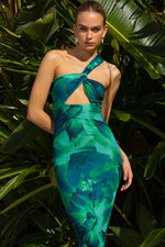 Load image into Gallery viewer, Litsa Midi Dress - Calista Green
