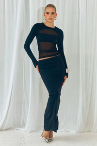Ayana Maxi Skirt - Black